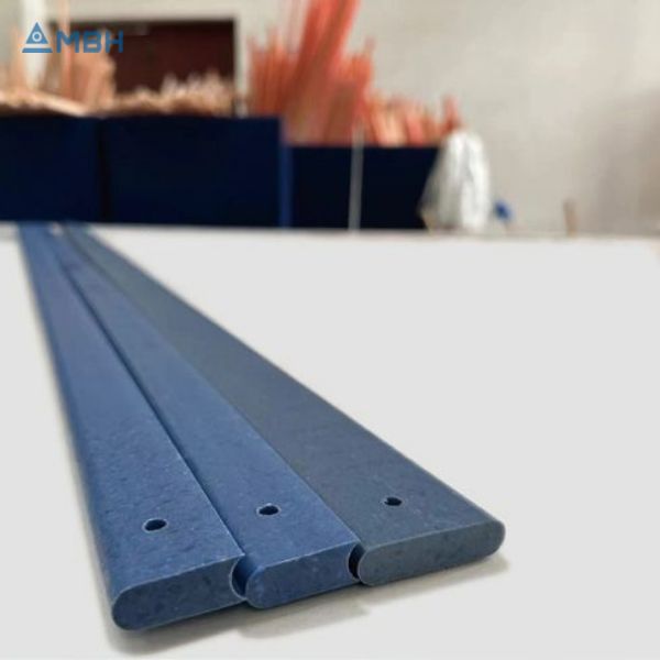 Blue PTFE Air Duct Rods with Pre-drilled Holes for Dry Type Transformer Insulation