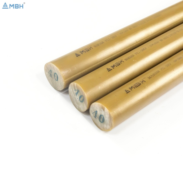 30% Glass Filled PEI 2300 Rod | High Strength Polyetherimide Bar | Ultem 2300 Equivalent