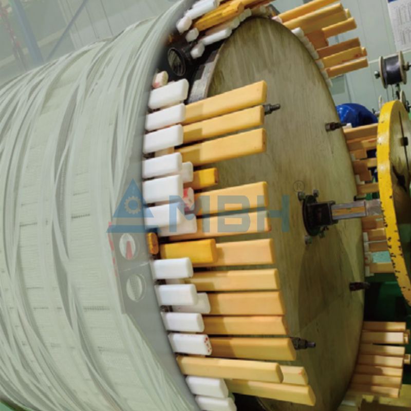 plastic cooling channel assembly installed on industrial wheel precision engineered cooling components by MBH