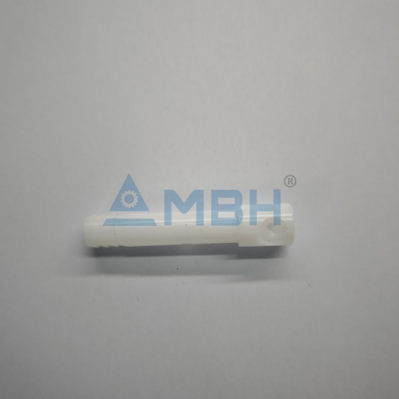 white engineering plastic flat strip precision machined thin component