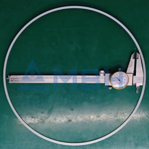 PCTFE washer machined part custom CNC machining plastic washer