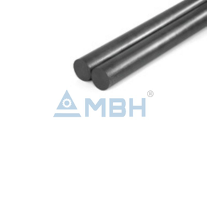 High-strength PEEK CA30 rod with 30% carbon fiber reinforcement, offering superior stiffness, thermal stability