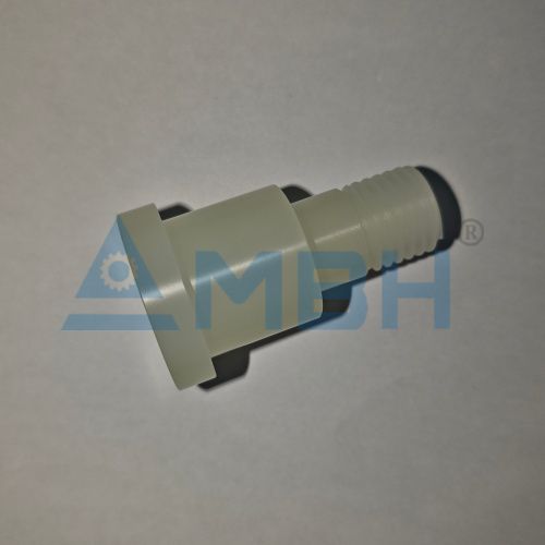 plastic cylindrical connector CNC machined part custom fitting
