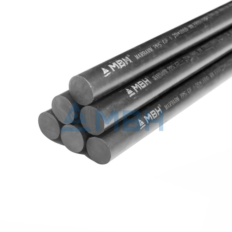 PPS+GF rod glass fiber reinforced polyphenylene sulfide bar high performance plastic