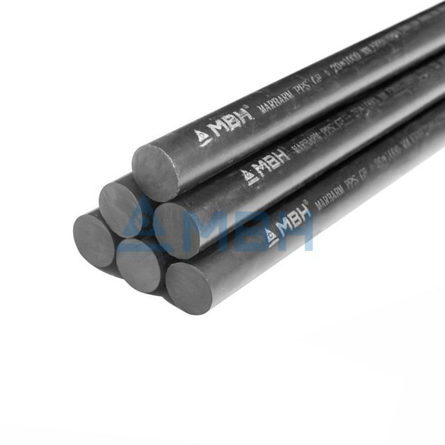 PPS+GF rod glass fiber reinforced polyphenylene sulfide bar high performance plastic