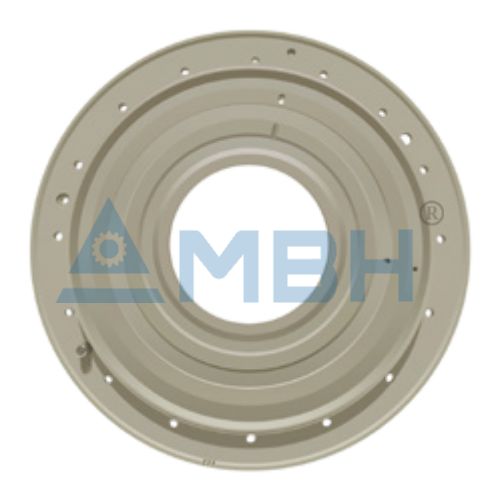 PPS polyphenylene sulfide large flange disc with holes precision machined high temperature component by MBH