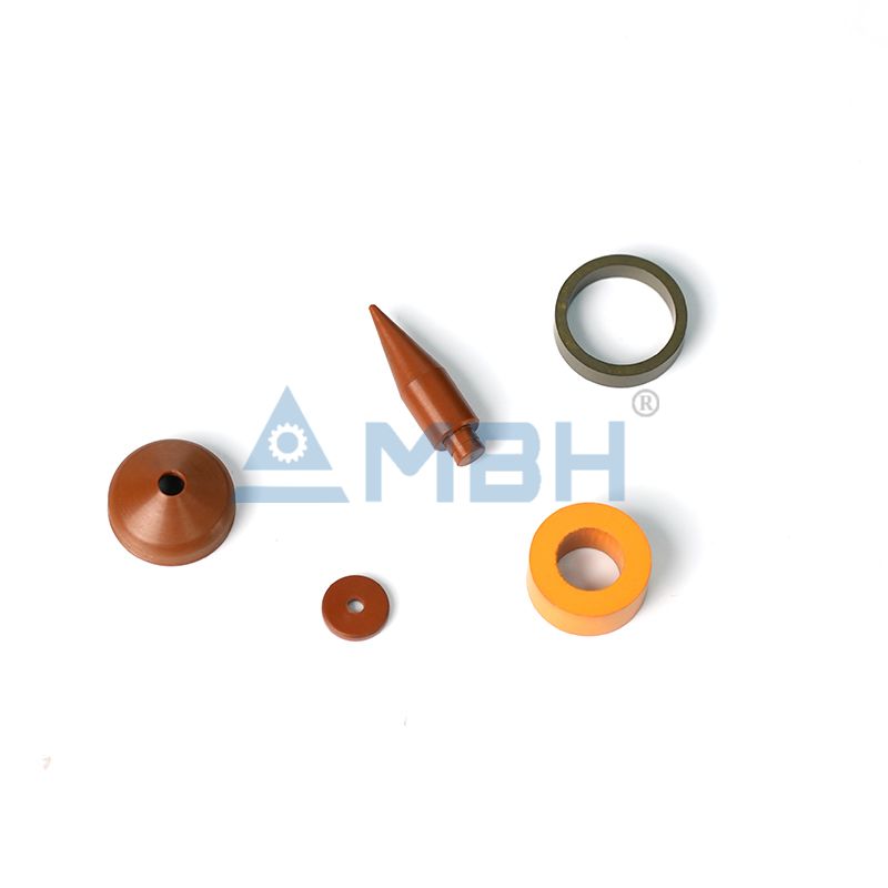 PI polyimide machined components - cone nozzle ring washer and bushing precision parts by MBH