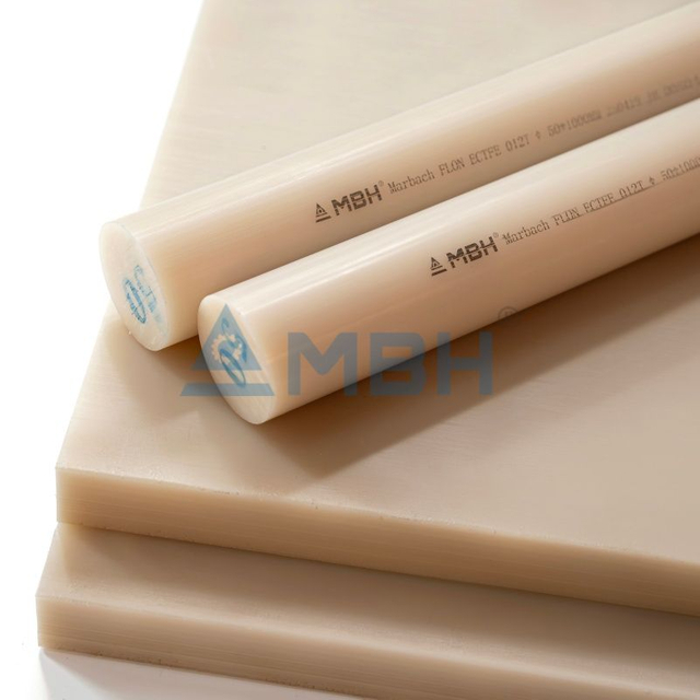 ECTFE 901 Sheet and Rod - High Purity Ethylene Chlorotrifluoroethylene by MBH Engineering Plastic
