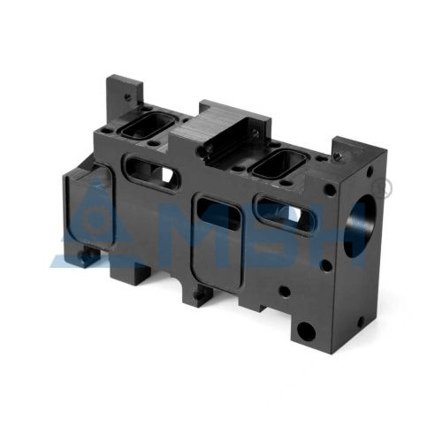 automotive connector block CNC machined part custom plastic component