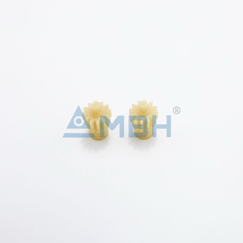 POK polyketone small spur gear precision machined plastic pinion gear by MBH